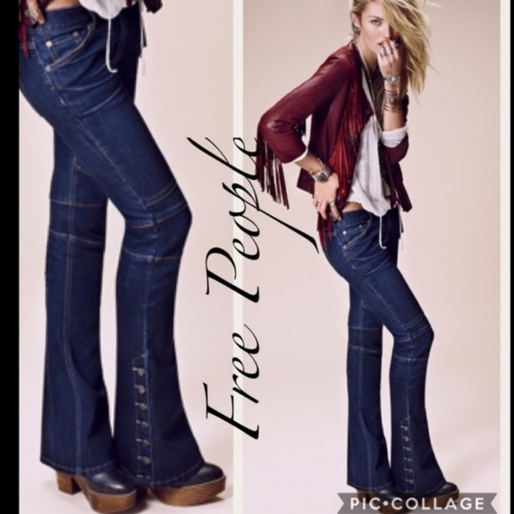 Free People Skylar Bell Bottom Jeans